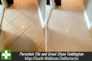 Porcelain Tile and Grout Clean in Teddington