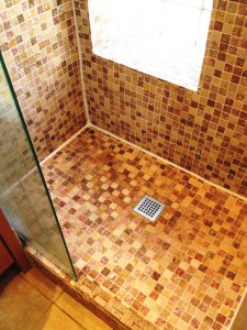 Marble Mosaic Shower Tile Refresh Richmond After